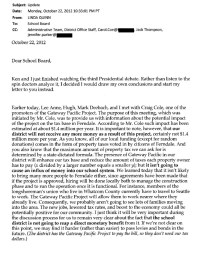 oct 22 linda quinn email board