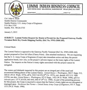 lummi jan 5 letter opening