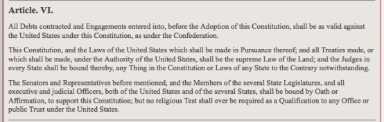 article 6 of the constitution